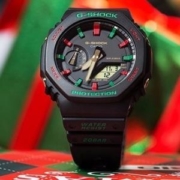 CASIO卡西欧 G-SHOCK GA-2100TH-1A 男士运动手表