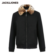 JackJones 杰克琼斯 219427518 男士毛领羊毛夹克