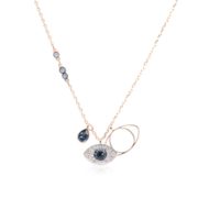 SWAROVSKI 施华洛世奇 恶魔之眼 玫瑰金锁骨链