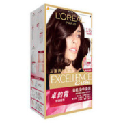 欧莱雅(LOREAL)卓韵霜护发染发霜＃3.15(深灰赤褐色)(深棕色系 不伤发染发膏 染发剂 遮白盖白 男女通用) *3件