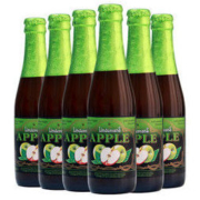 林德曼（Lindemans）苹果啤酒 组合装 250ml*6瓶 精酿果啤 比利时进口 *3件