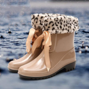 【加绒】时尚舒适防滑防水中筒雨靴