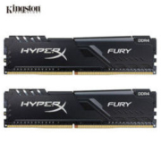 金士顿(Kingston) DDR4 3733 16GB(8G×2) 台式机内存条 RGB灯条 骇客神条 Fury雷电系列