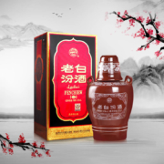 汾酒 53度老白汾酒 清香型高度白酒 475ml*2瓶