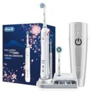 Oralb 欧乐B P4000 电动牙刷 樱花白赠D12电动牙刷