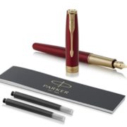 Parker 派克 Sonnet卓尔系列 宝石红金夹 18K金 钢笔F尖 直邮含税到手￥836.13