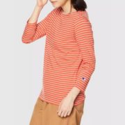 日版！Champion 冠军牌 CW-P401 女士条纹长袖T恤  含税到手约￥109