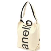 11日0点！黑卡会员！ anello 日系复古潮流单肩包字母图案包 大号