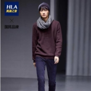 慢津贴：HLA 海澜之家 HNZAD4E204A 男士加绒针织衫