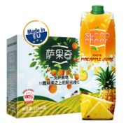 兰雀 萨果奇 100%纯果汁 菠萝汁1L*4瓶 *4件
