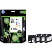 HP 惠普 T0A80AA 932XL/933XL黑彩墨盒套装