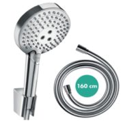 某猫单喷头¥699！Hansgrohe 汉斯格雅 沄雨 S120 新款3速手持淋浴花洒套装 到手528.1元