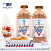 兰格格 蒙古草原酪酸乳炭烧酸奶 1000g*2桶