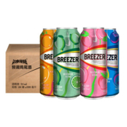 百加得冰锐（Breezer）洋酒 3°朗姆预调鸡尾酒 缤纷四口味 24罐装