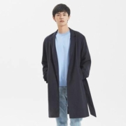 ME&CITY 530370 男士西装领羊毛风衣外套