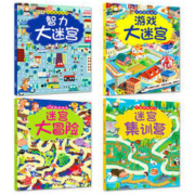 白菜价：智力大迷宫大冒险游戏书 全4册