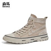 Semir 森马 619313005 男士高帮复古工装马丁靴