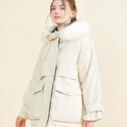 La Chapelle 拉夏贝尔 903610134 女士大毛领棉服