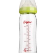 Pigeon 贝亲 宽口径玻璃奶瓶 240ml AA91 L码