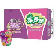 康师傅方便面菜多多迷你桶酸菜牛肉71g*12桶