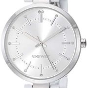 Nine West 玖熙 女式 Crystal Accented 橡胶手链手表 含税到手低至174.79元/件