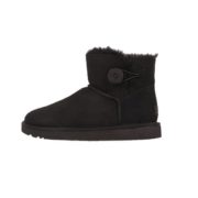 12日10点黑卡会员！ UGG Mini Bailey Button II系列 女士防水防污纽扣短筒雪地靴