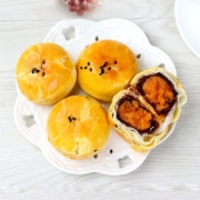桂馨缘 蛋黄酥雪媚娘 红豆味 12枚共660g *2件