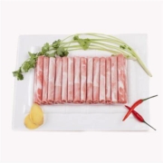 涝河桥 宁夏滩羊 国产原切羊肉卷 480g/袋 *5件 + 精品羊杂 500g/袋