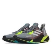 adidas 阿迪达斯 X9000L4 男士跑鞋 FW8385 灰/绿 42