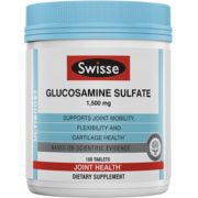 中亚Prime会员！ Swisse Ultiboost 氨基葡萄糖硫酸盐 1500毫克 180片  121.8元含税直邮