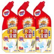 某东PLUS会员！vewin 威王 8效全能洁厕净 玫瑰花香 500g*3瓶