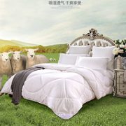 上市公司，澳洲进口羊毛，四季可用：富安娜羊毛被 1.2m床