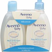 Aveeno 艾维诺 婴儿洗护组合 宝宝润肤乳354ml+沐浴露洗发水二合一354ml