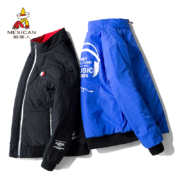 稻草人 M180601 男士双面穿棉服