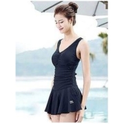LI-NING 李宁 LSLL304-2 女士连体裙式泳衣
