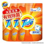 汰渍 Tide 洁净除菌洗衣液 洁雅百合香 500G*3袋 *2件