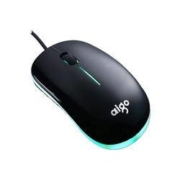 aigo 爱国者 WQ9518C 有线鼠标 黑色发光版