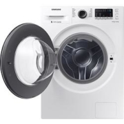 1日0点： SAMSUNG 三星 清莹·白水晶系列 WD80M4473JW 滚筒式洗烘一体机 8kg