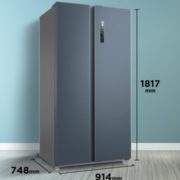MELING 美菱 BCD-629WPUCX 对开门冰箱 629L 荣耀灰