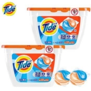 汰渍 Tide 深层洁净洗衣凝珠42颗（21颗*2盒）*2件