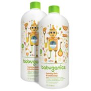 BabyGanics 甘尼克宝贝 无香奶瓶清洁液 946ml 2瓶 到手约109.44元