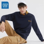 JEANSWEST 真维斯 171YS589 男士圆领简约卫衣