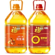 11日0点：福临门 食用油花生油+营养家调和油 3.09L*2瓶 *2件