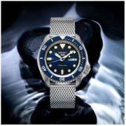 SEIKO SRPD71K1 新盾牌5号系列 米兰带蓝盘水鬼运动机械男表
