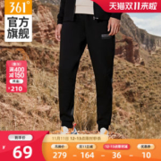 神价格 361度 男2020秋冬款 空气层面料 男加厚针织运动裤 休闲束脚裤