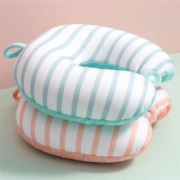 慢津贴：名创优品   MINISO  午睡枕  彩色条纹U型枕