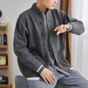 Tonlion 唐狮 625110045403 男士开衫针织外套