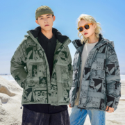 聚划算百亿补贴：衣品天成 男装 海绵宝宝  短款羽绒服