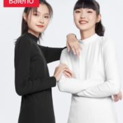 11日0点！ Baleno 班尼路  女士纯色立领长袖T恤