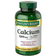 Nature's Bounty 自然之宝 钙+维生素D3 1 200mg 220粒   直邮含税到手￥90.33
